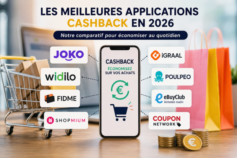 Les meilleures applications cashback en 2026 : notre comparatif