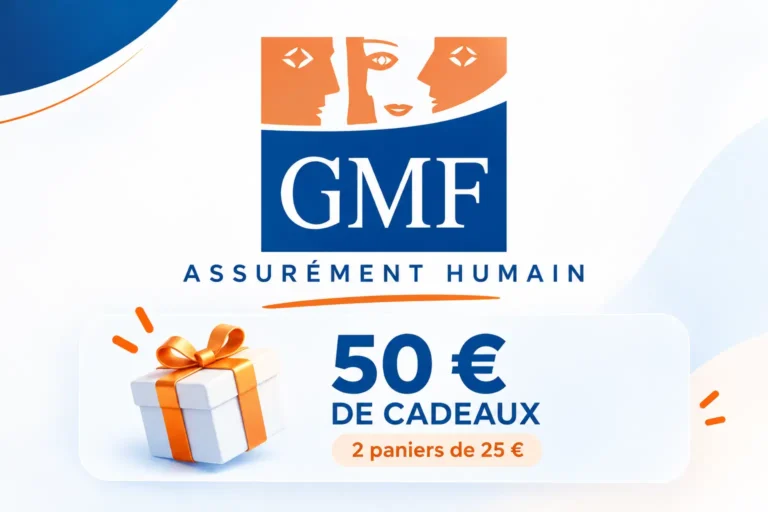 Parrainage GMF : obtenez 50 € de cadeaux après souscription